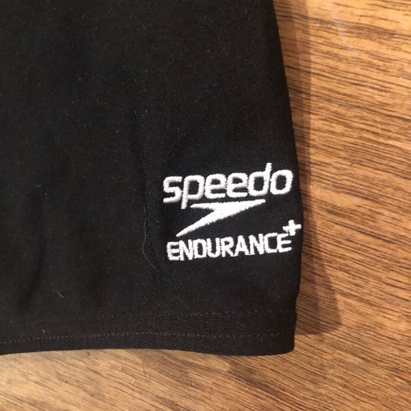 Speedo Endurance Mens shorts size 34 black red compression - Picture 3 of 9